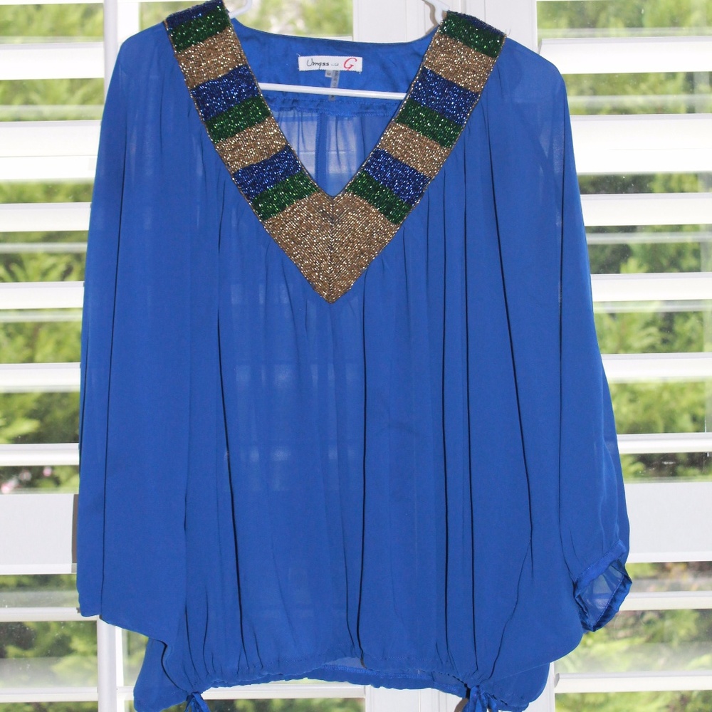 Umgee Blue Blouse